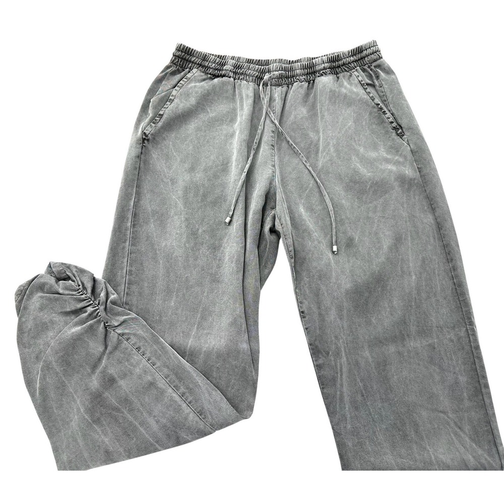 Splendid Washed Grey Cropped Joggers